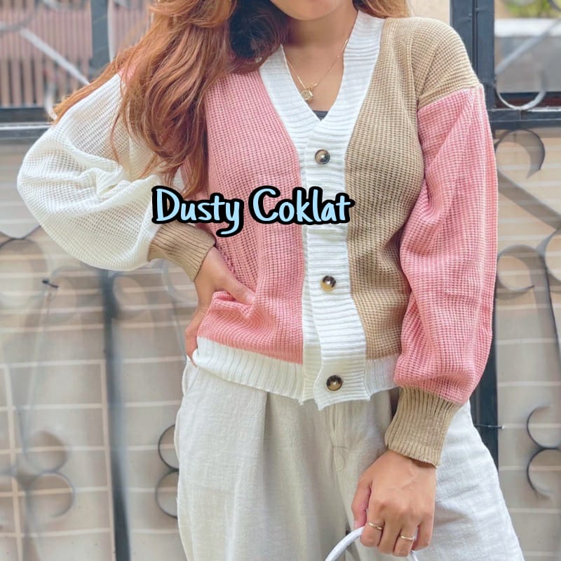 Candy Outer Cardy 3 Tone/basicardigan /cardi /kardigan /kardi /kardiganbasic /cardiganhijab /cardiganmuslim /stayl /stanleyandyuly /cardiganwarna /cardiganrajut /cardiganrajutspandek /outer /luaran /rajut /kardiganwanita