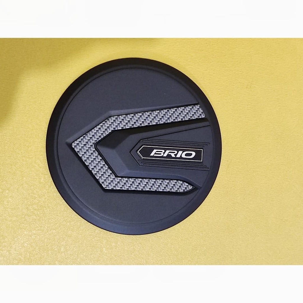 Tank cover ALL NEW BRIO hitam list Carbon