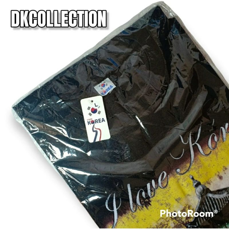 Oleh oleh kaos korea souvenir baju korea  kaos korea hitam korea