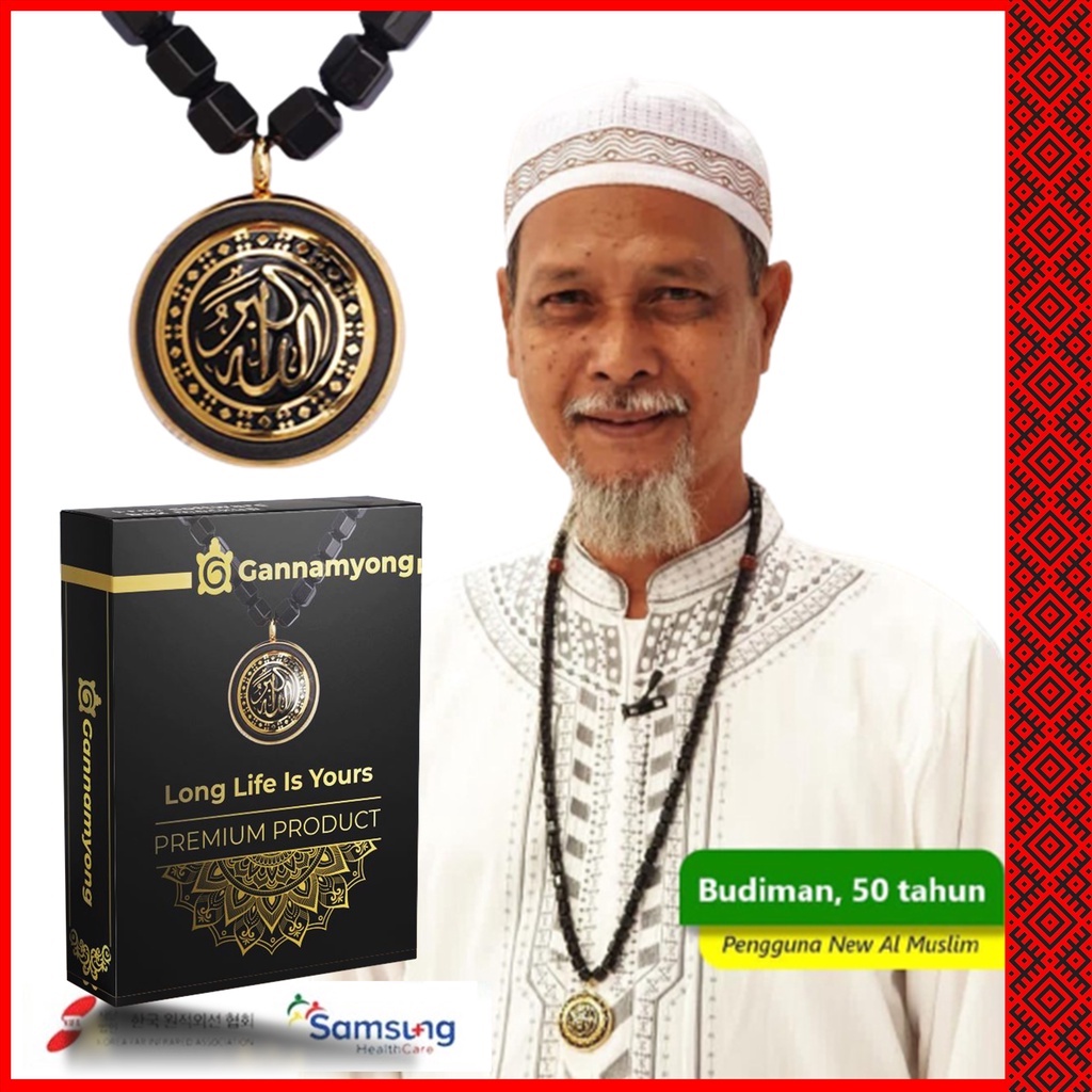 Kalung Kesehatan Terapi Kalung Obat Kesehatan Gannamyong dan Ginsyamyong Kalung Kesehatan Original L