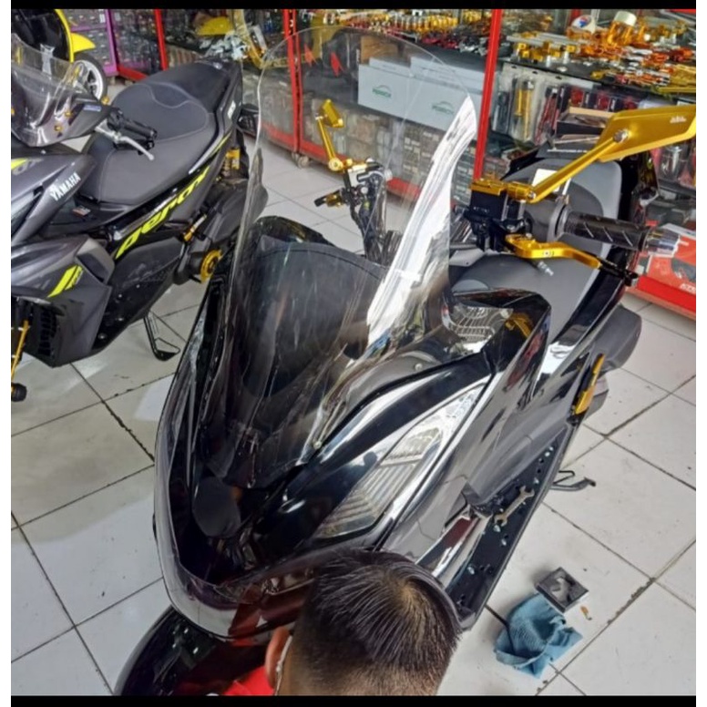 Winshield/ Visor New PCX 160 Black Series TwoTone MHR BestQuality