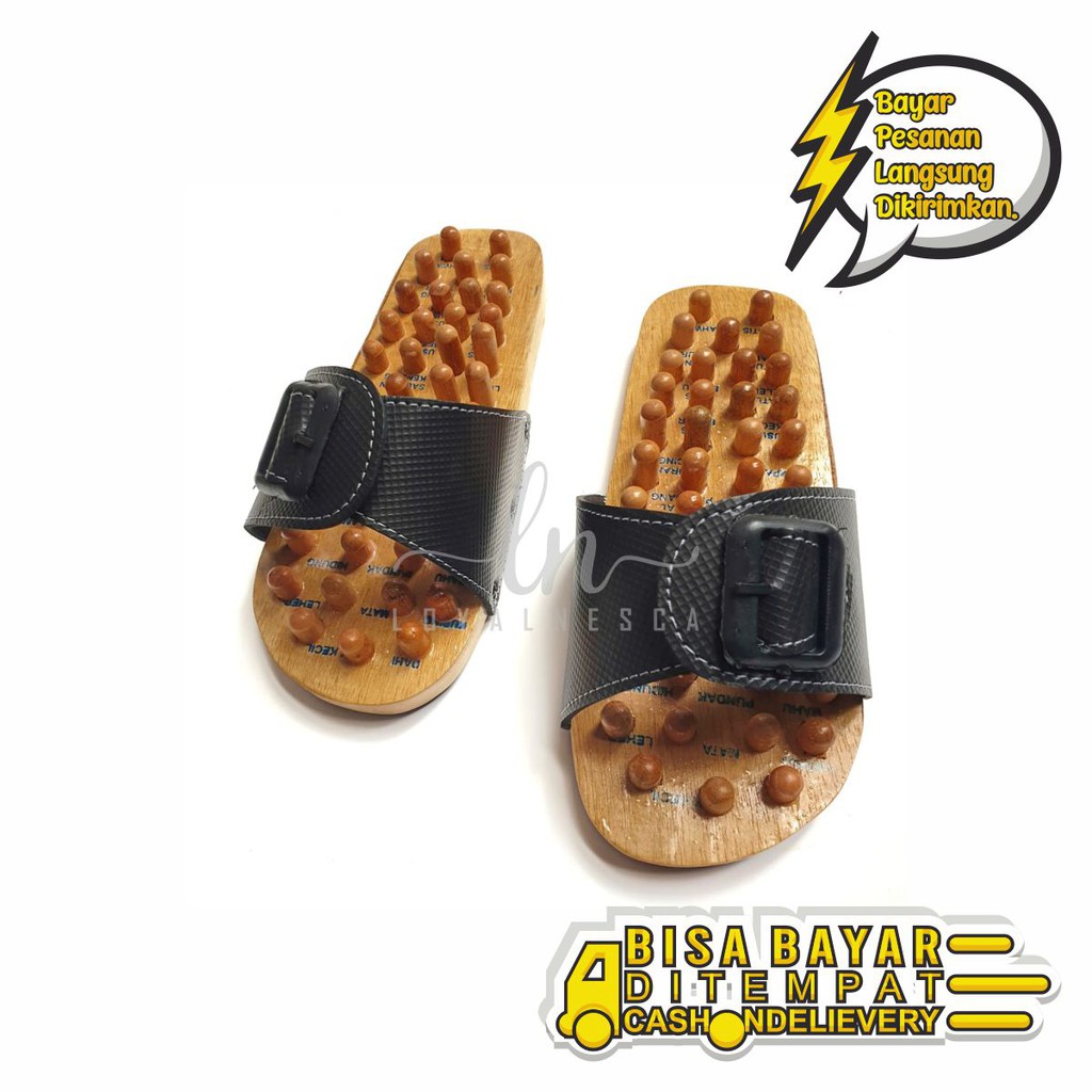 Sandal Rematik Loyalnesca | Sandal Terapi | Sandal Kesehatan Refleksi Pijat Kaki