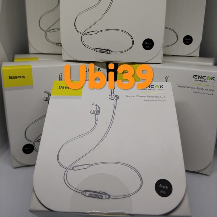 Earphone - Earphone Bluetooth - Audio Baseus S06 Bluetooth Earphone Produk Terbaik