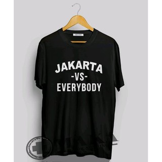 Kaos Jakarta Vs Everybody Bisa Custom Nama Kota Combed 30s Shopee Indonesia