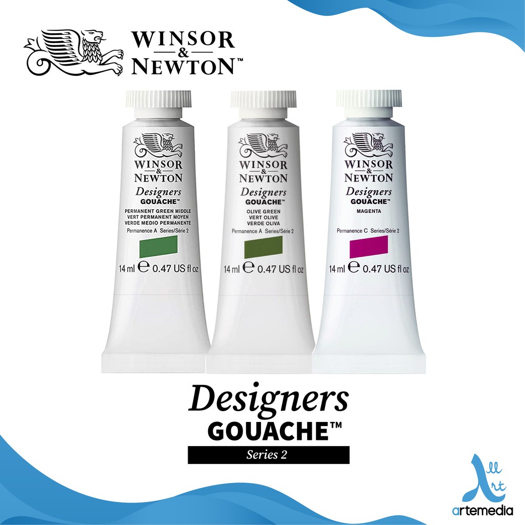 

Winsor & Newton Gouache Designers 14ml Series 2 Poster Color Paint Cat Guas