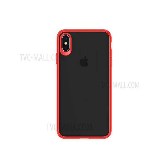 Case Iphone XS MAX 6.5 Usams mant series fuze casing cover transparan