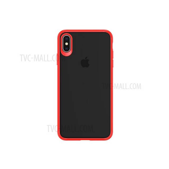 Case Iphone XS MAX 6.5 Usams mant series fuze casing cover transparan