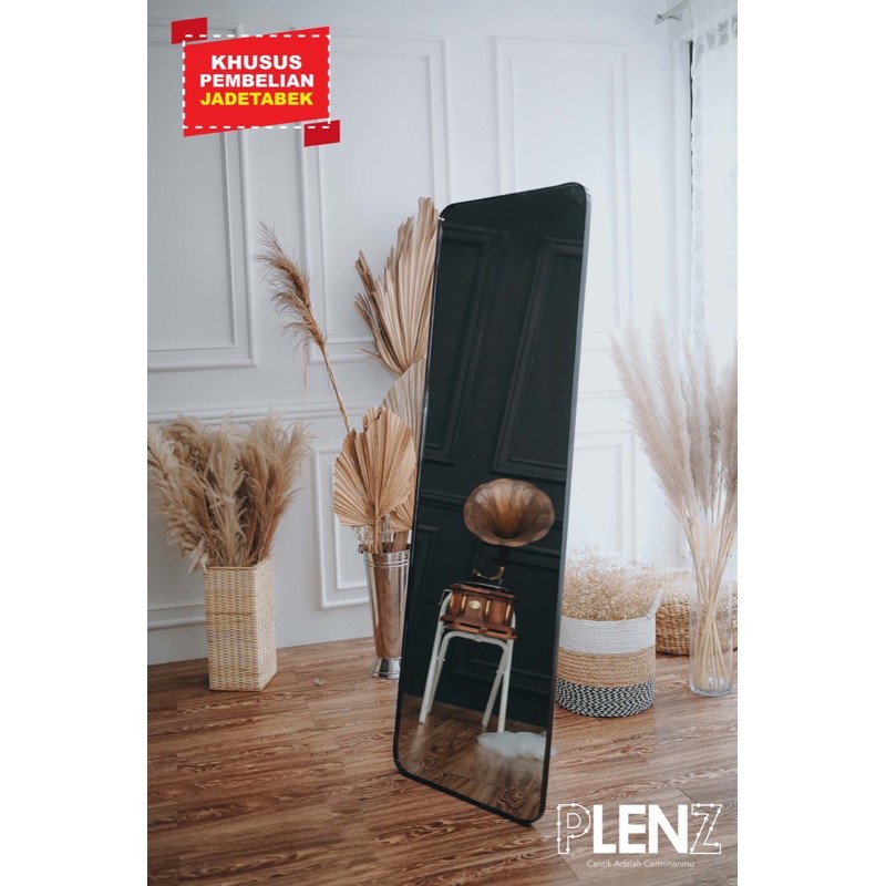 Cermin Standing Cermin Berdiri Curve Vanity Mirror Size 160x60cm