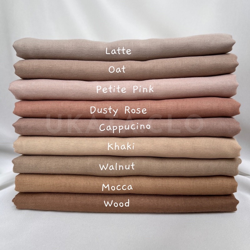 Paris Premium Kerudung Segi Empat Basic Jahit Tepi | READY STOCK-3