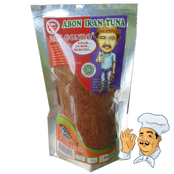

Abon Pak Gondo Tuna Net 100 gram NON MSG Sehat