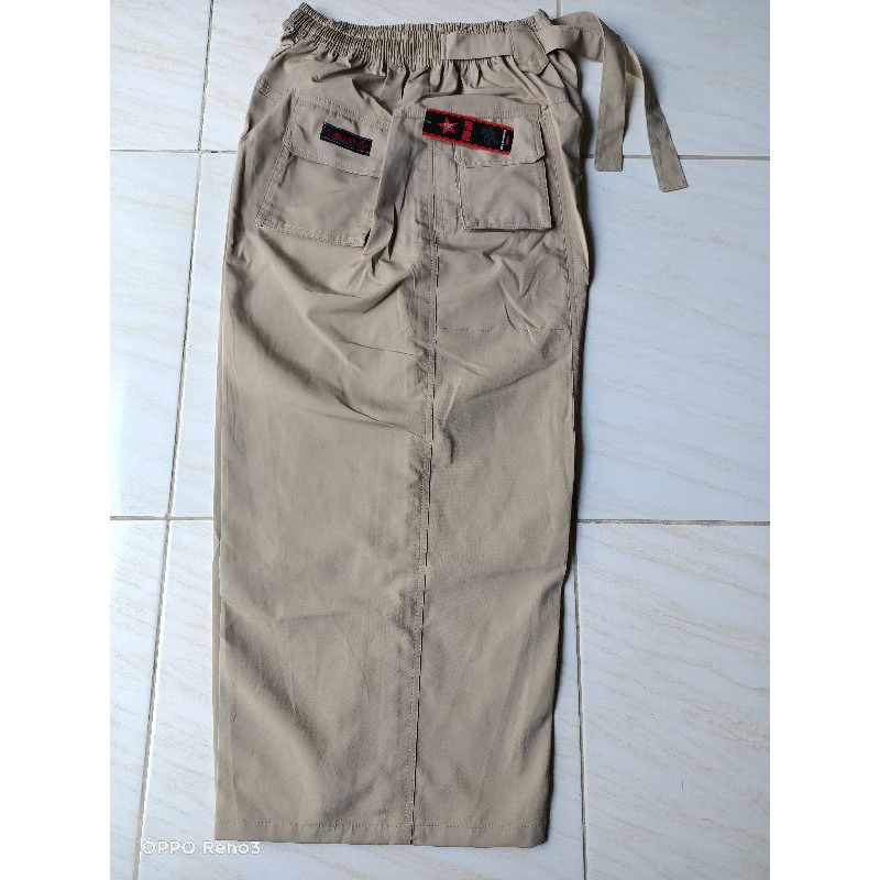 Sirwal Pangsi Big XL-3L Katun Sogo Tebal Adem Jumbo Pinggang Karet