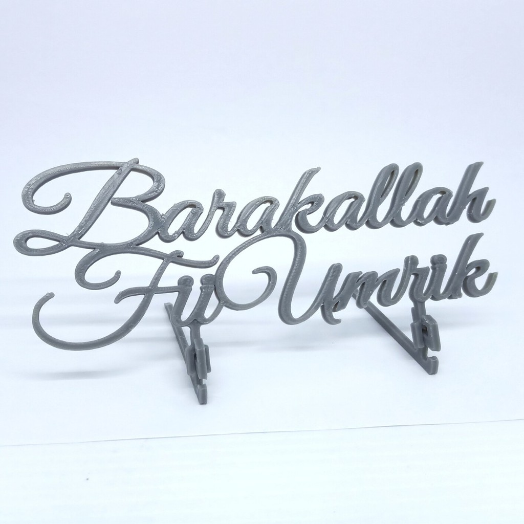 Cake Topper Barakallah Fii Umrik