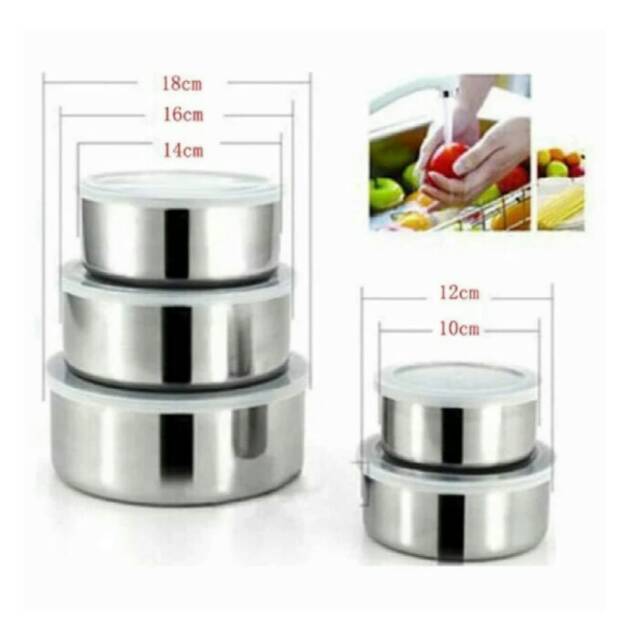 Rantang Stainless steel susun 5 protect fresh box