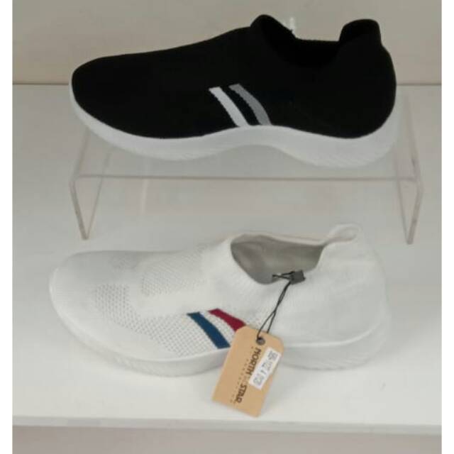 Sepatu casual wanita Bata original sneakers cewek tanpa tali