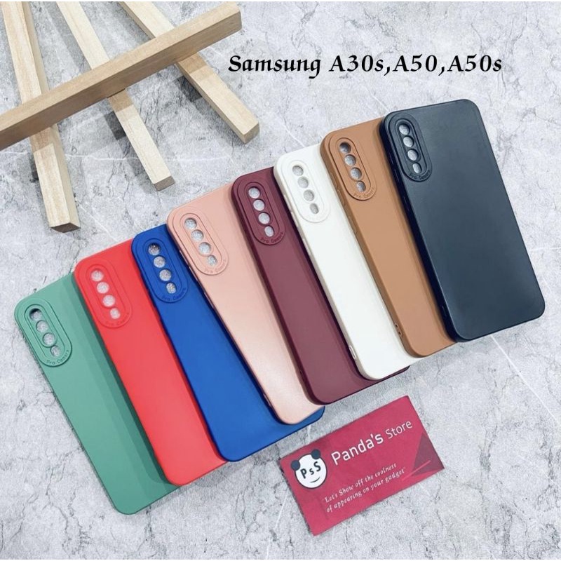 Softcase Pro Camera Samsung A30s, A50, A50s Candy Case Full Color 3D Silikon TPU