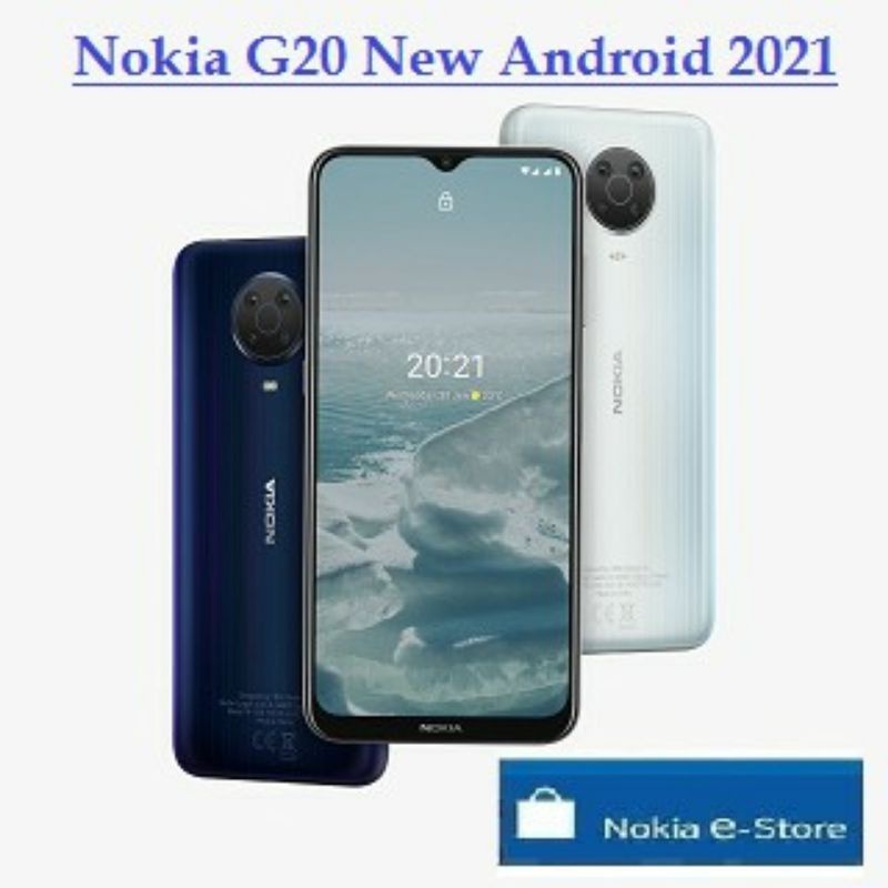 (2 hp) Nokia G20 New Android 2021 Garansi Resmi Nokia Indonesia