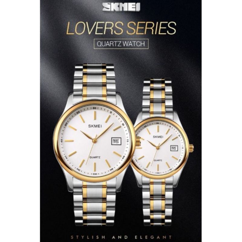 Jam Skmei 1692 couple 1693 original free gift box