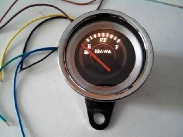 INDIKATOR BENSIN FUEL METER BULAT UNIVERSAL