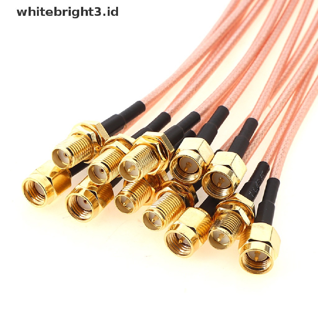 (whitebright3.id) Kabel Jumper Splitter Tipe Y SMA Male Ke 2 Female