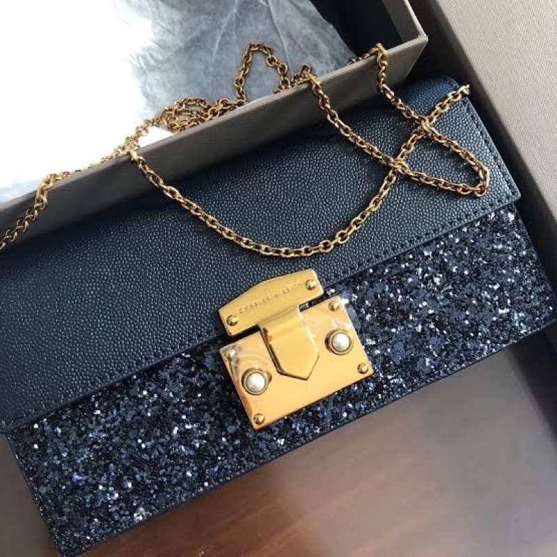 Charles & Keith WOC Wallet on Chain Clutch ORIGINAL