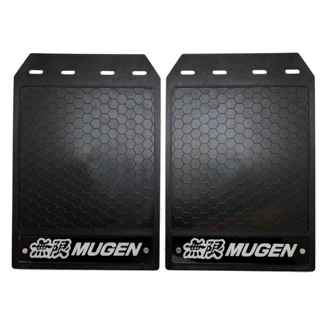 Mudguard/ karpet lumpur roda mobil universal hitam MUGEN