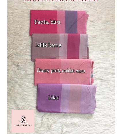 ➶ [Pilih WARNA] Hijab Segi Empat JUMBO Syar'i NOOR ORI UMAMA 140 X 140 cm Syari 1 ♂