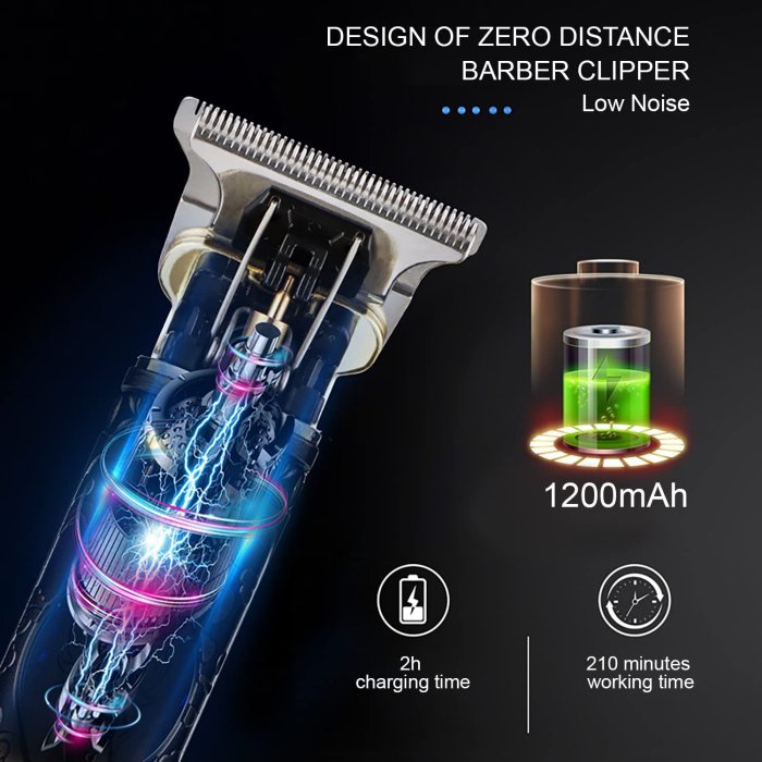KEMEI 700 Y ORIGINAL Cukuran Rambut CAS Baterai LCD Trimmer Hair Clipper KM 700Y KM700Y