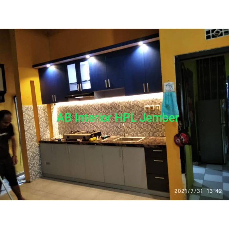 kitchen set hpl modern minimalis