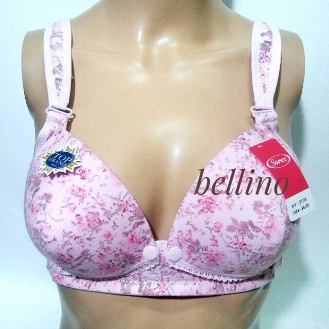 Bra Sorex Menyusui 8108 Busa Tanpa Kawat Size 36-42