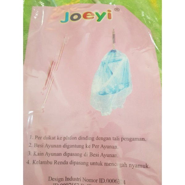 1 kg AYUNAN BAYI JOEYI SET 2per 3per 5per/ KELAMBU BAYI GENDONGAN BAYI /KEPERLUAN tempat TIDUR BAYI-3