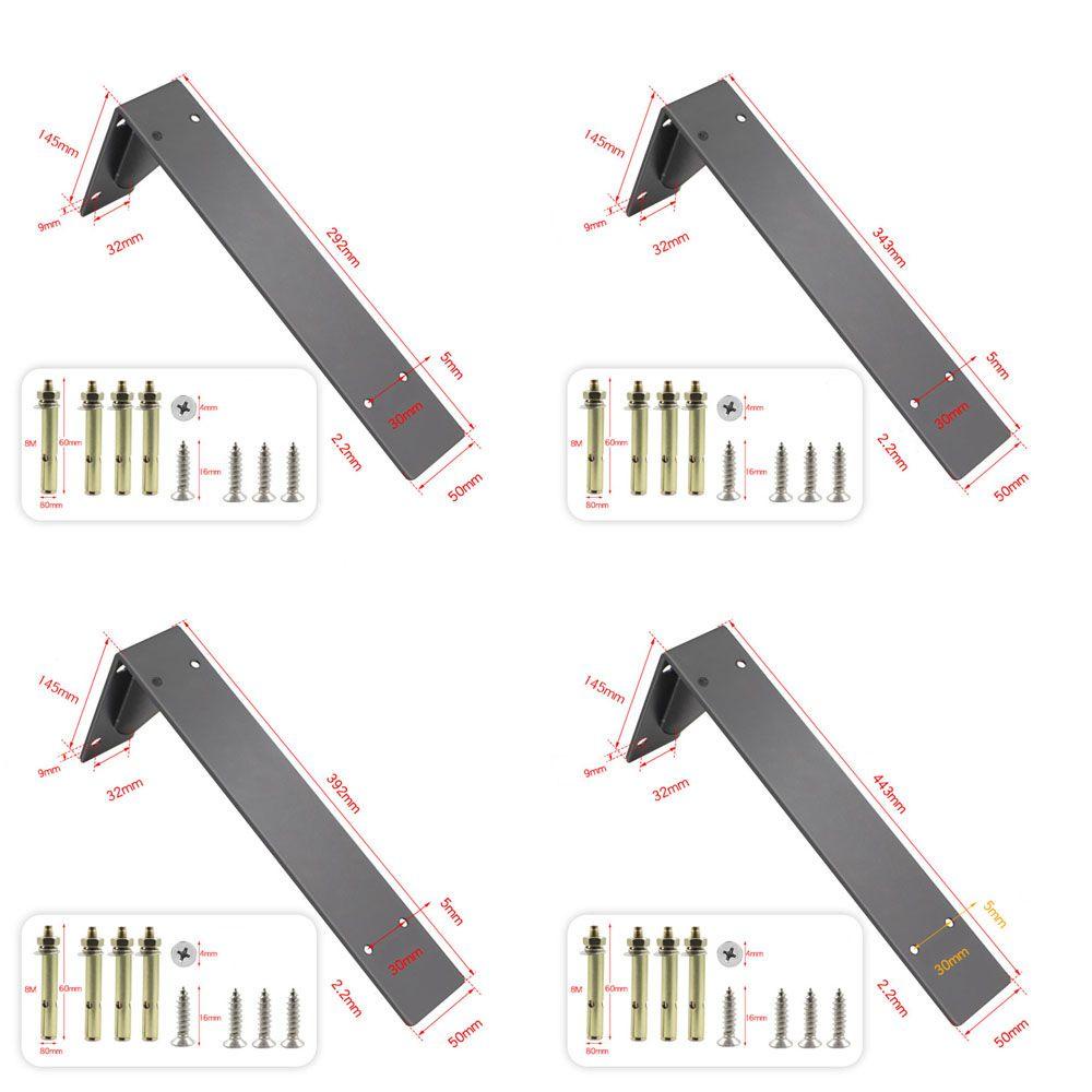 Bracket Segitiga Populer Tetap Hemat Tempat Braket Rak Stainless Steel