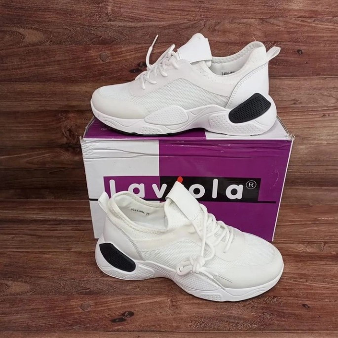 Sneakers murah Putih Casual Original Laviola Sepatu Brand Matahari