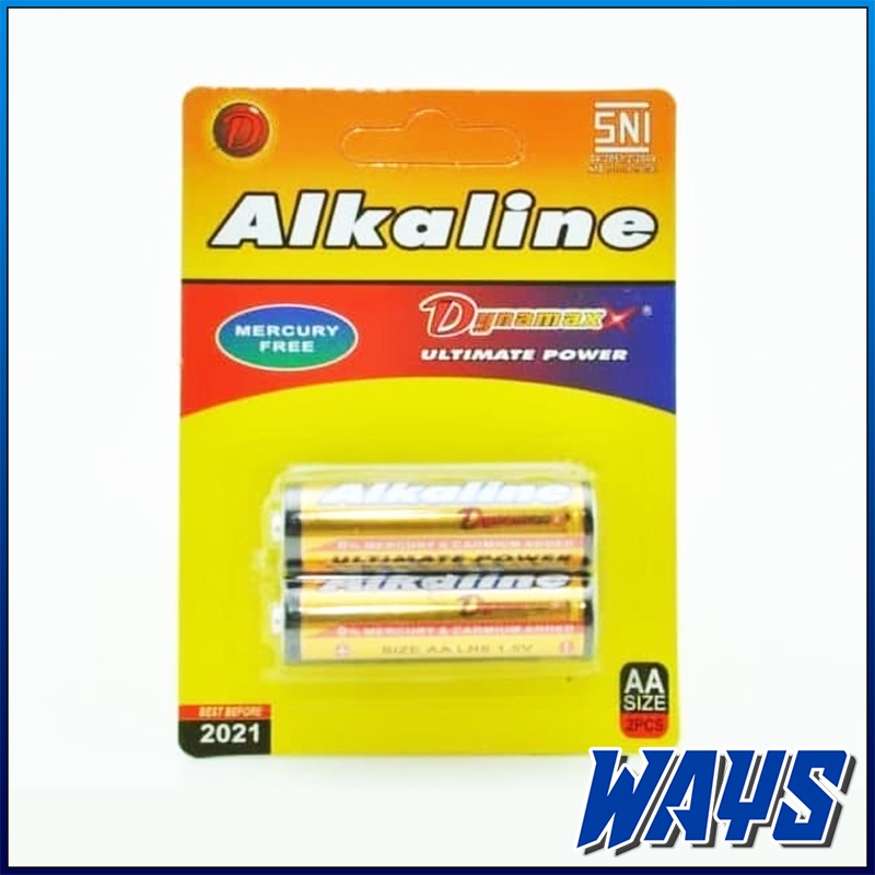 Z169 | 2pcs A2 A3 Baterai Alkaline Dynamax 1.5V Battery SNI Ultimate Power Batre Jam Remote AA AAA