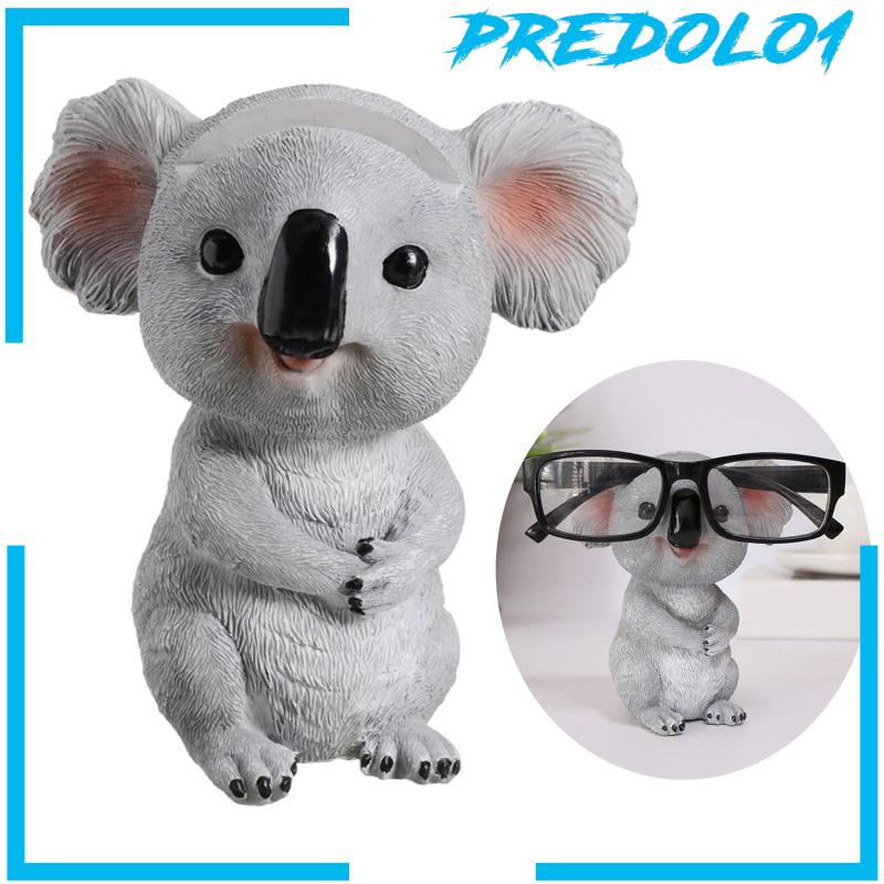 [PREDOLO1] Koala Eyeglass Holder Stand Resin Animal Design for Office Home Desktop