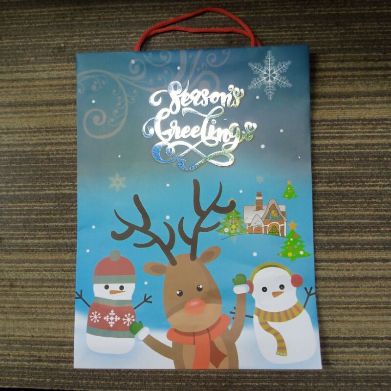 

Paperbag Natal / Paperbag Season's Greeting / Paperbag Xmas - rusa (L)