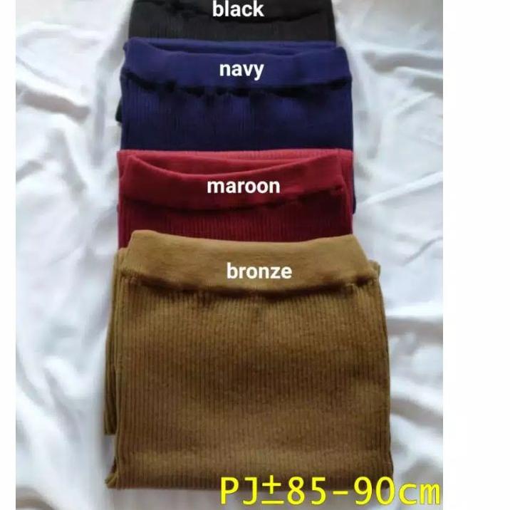 ✫ ROK SPAN RAJUT PANJANG | ROK PREMIUM RAJUT | SPAN ROK - ROK WANITA RAJUT TEBAL ♩