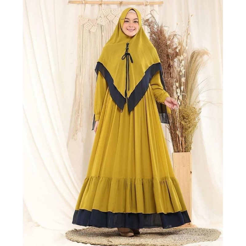 GAMIS SYARI TERBARU/ZAHARA SYARI/GAMIS WANITA MUSLIMAH/GAMIS CERUTY/FAR MOSLEMSTORE