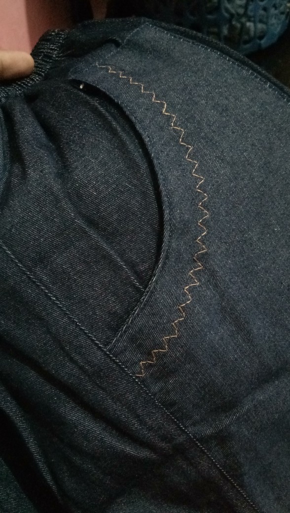 Koko Couple Ayah Anak Navy Merah Muda Batik