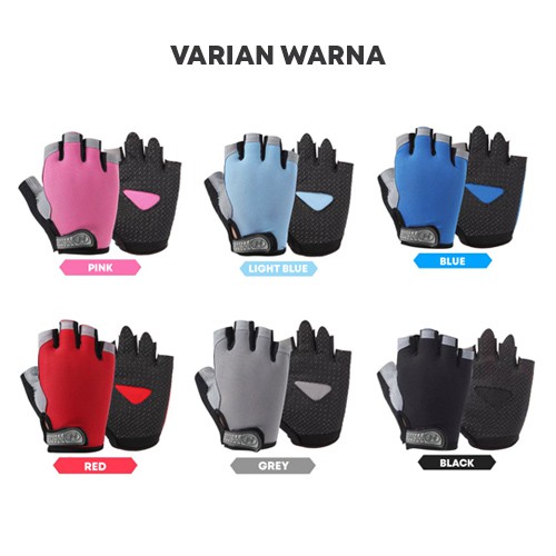 Sarung Tangan Sepeda Ridding Glove Half Finger