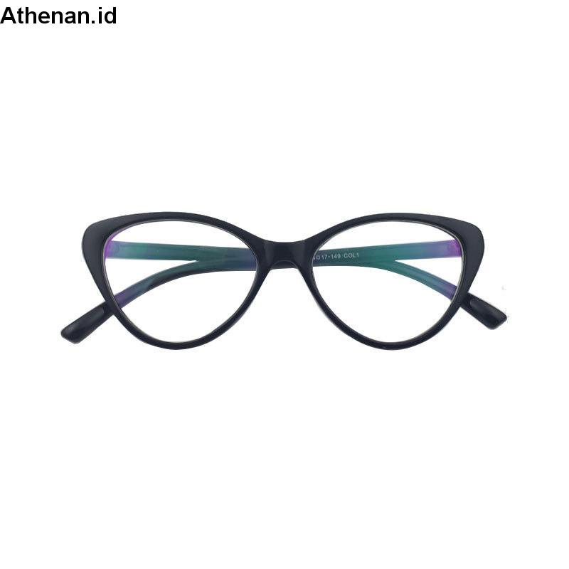 Korea kacamata anti radiasi Bingkai Struktur Fashion Cat Eye Eyeglasses Bahan Plastik Ringan Untuk Wanita
