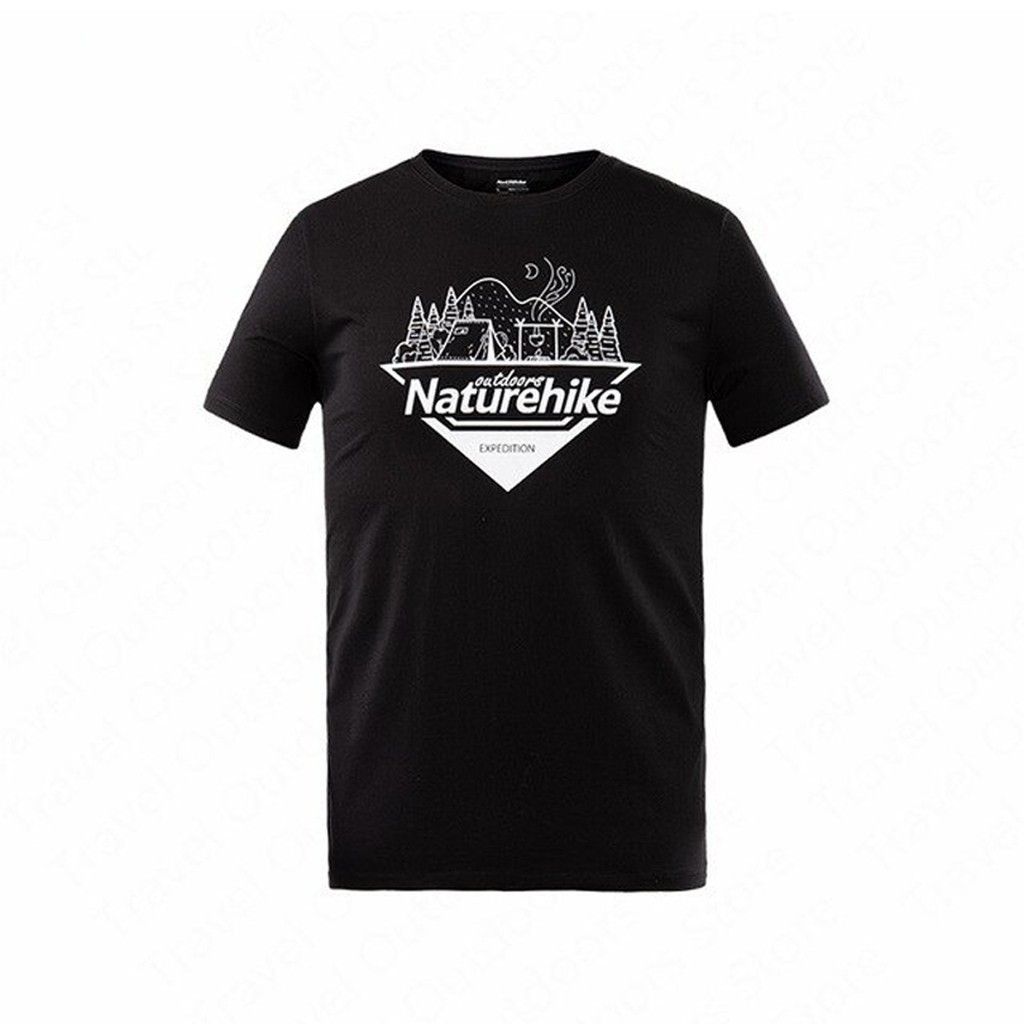 Kaos Casual Naturehike TX03 NH19W004-H Camping Pattern T-Shirts