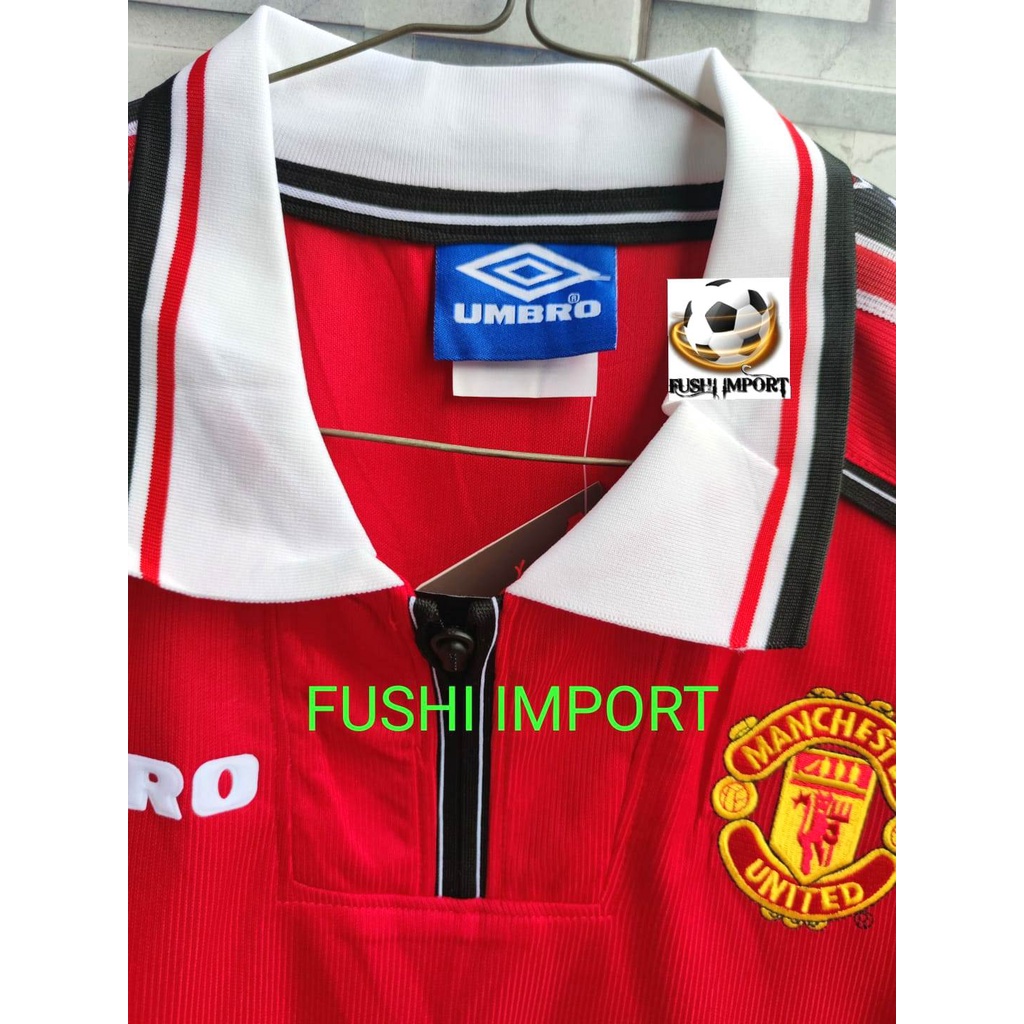 HQ RETRO JERSEY BOLA MU HOME 1999 SHARP HQ