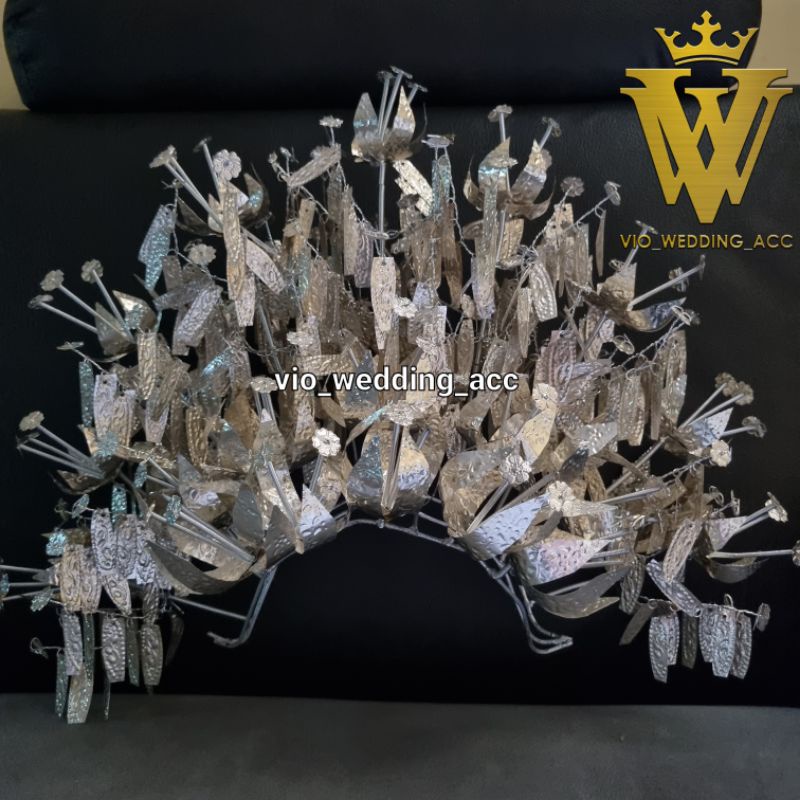 set mahkota silver super Quality