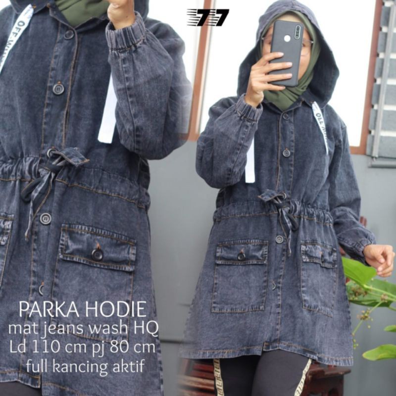 JAKET JEANS PARKA PREMIUM HODIE JEANS