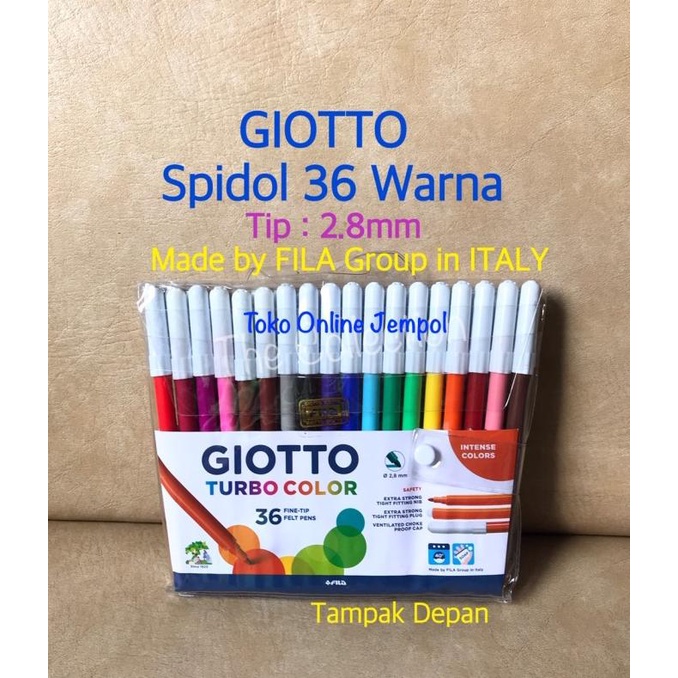 

ATK0675GT 36 warna Turbo Color Spidol Giotto COD.418200 Colour