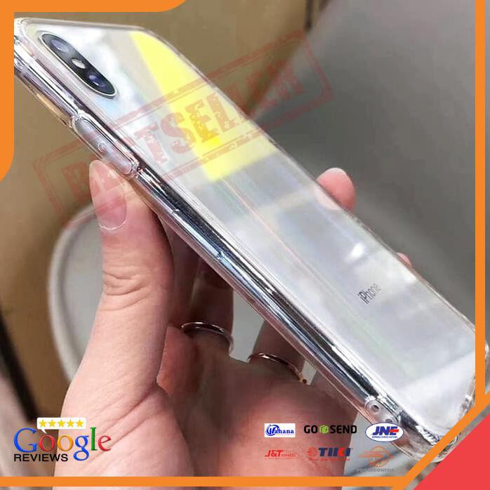 ACC HP SAMSUNG GALAXY A8 PLUS 2018 HARDCASE FUZE RAINBOW COVER CAFELE