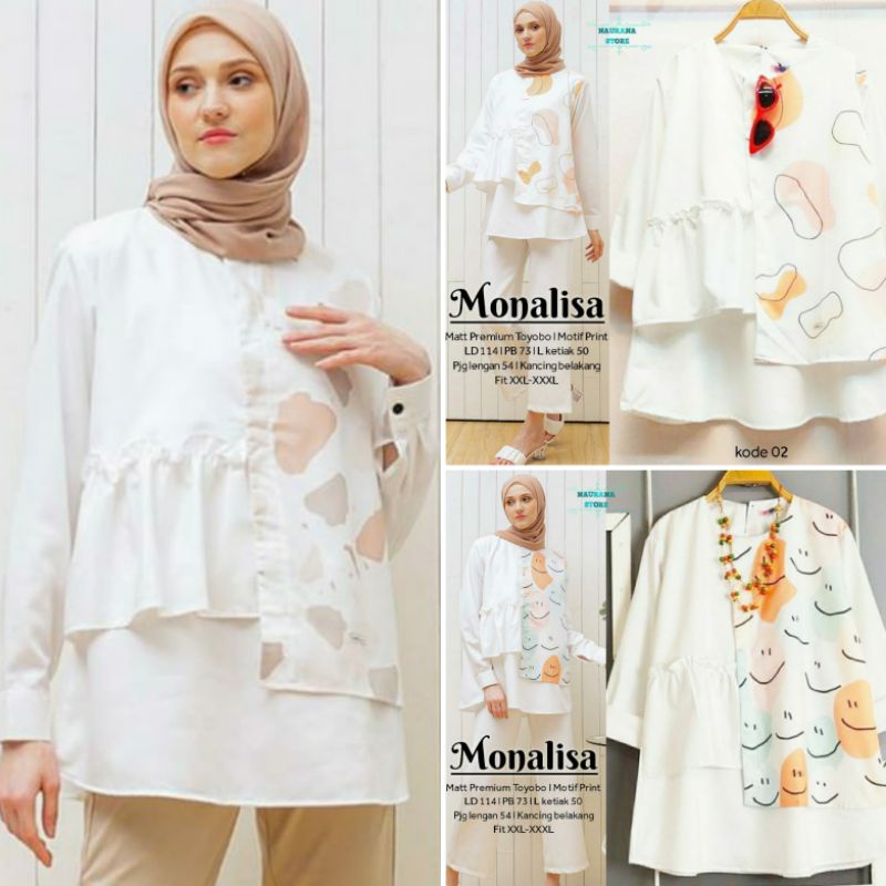 Tunik Jumbo - Atasan Jumbo - Monalisa