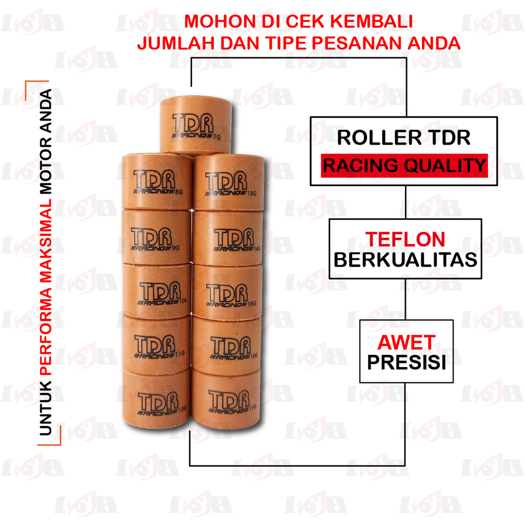 Roller TDR Spin Skywave Vario 125 150 Fi Injection Harga Eceran Satuan per Butir