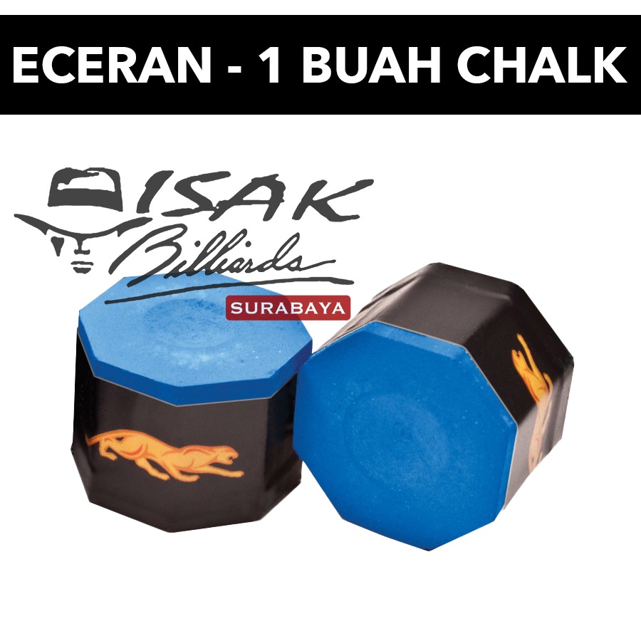 Predator Chalk USA - Eceran 1 Buah Billiard Chalk Kapur Biliar Asli