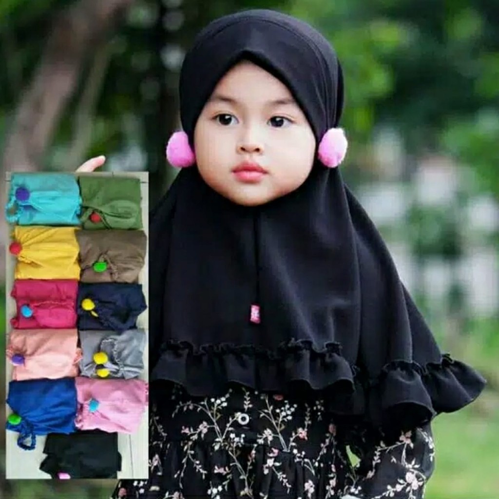 Hijab Anak Syiria PomPom Rempel